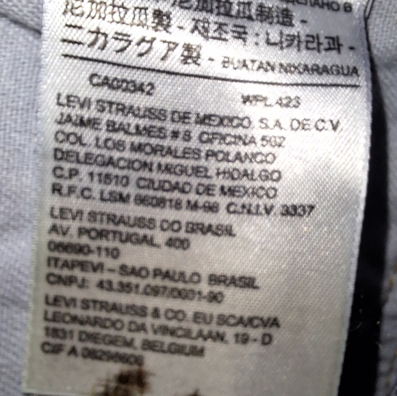 Levi's Strauss 559 Relaxed Straight leg jenas in a men's size 42x32. NWT. - Picture 7 of 8